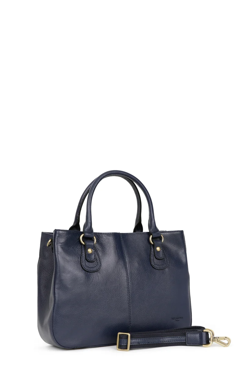 Sac porté main 2 poignées - Cuir