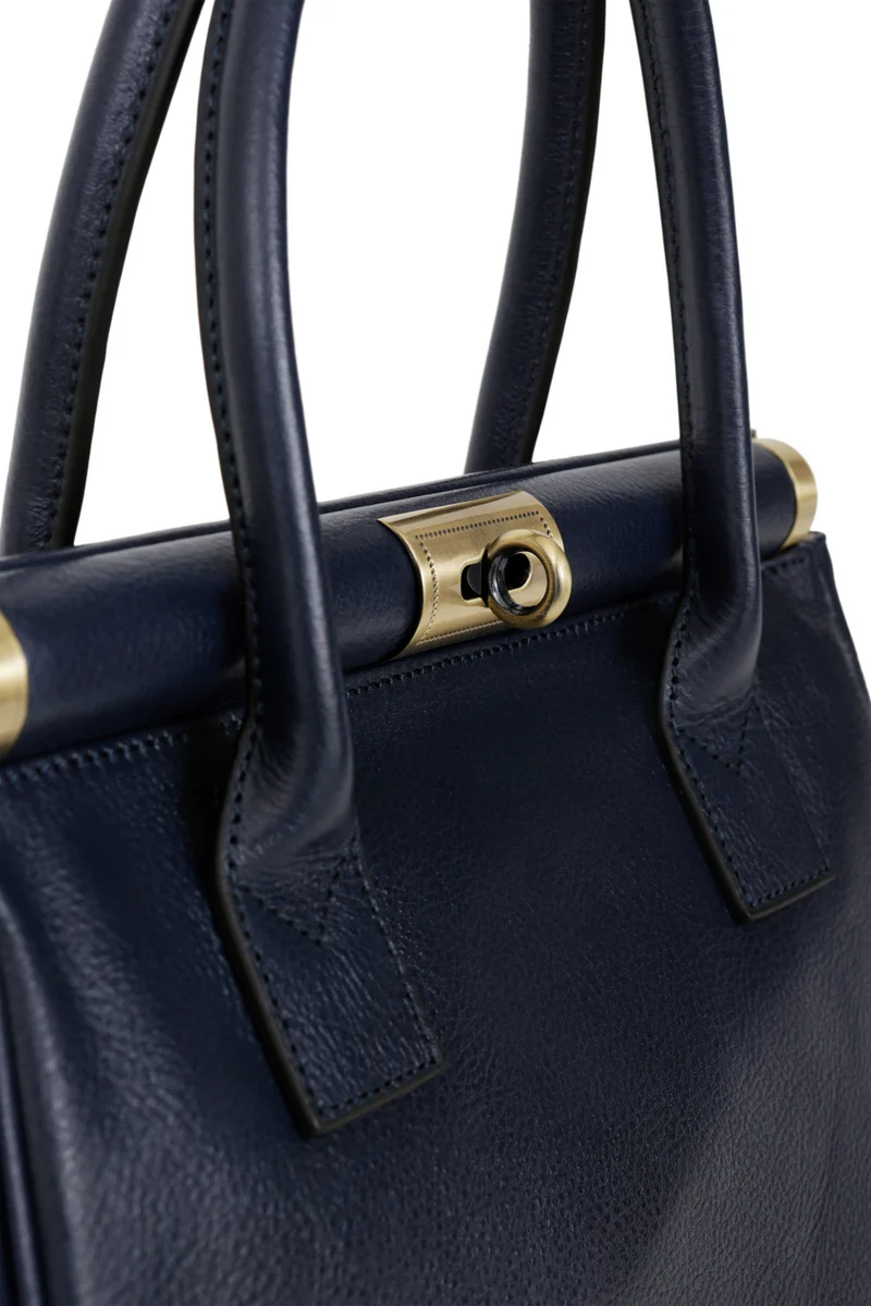 Sac porté main 2 poignées - Cuir