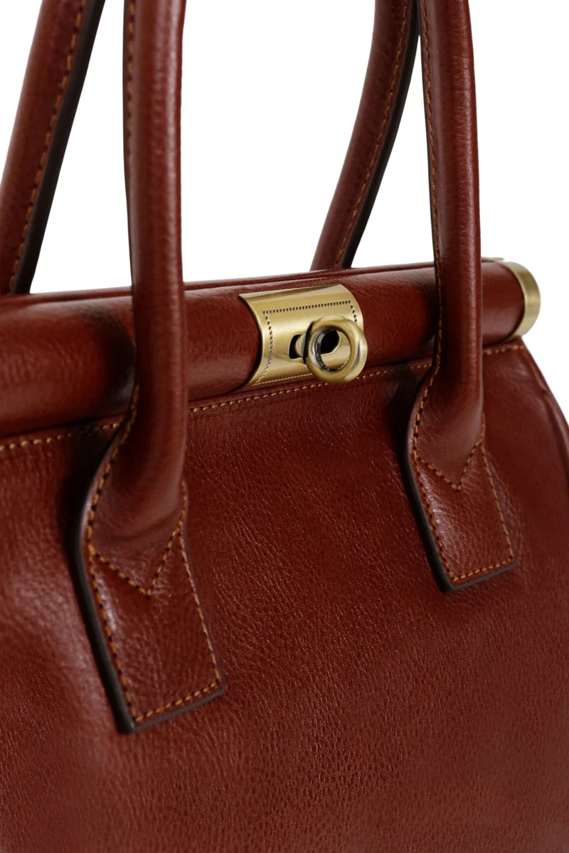 Sac porté main 2 poignées - Cuir