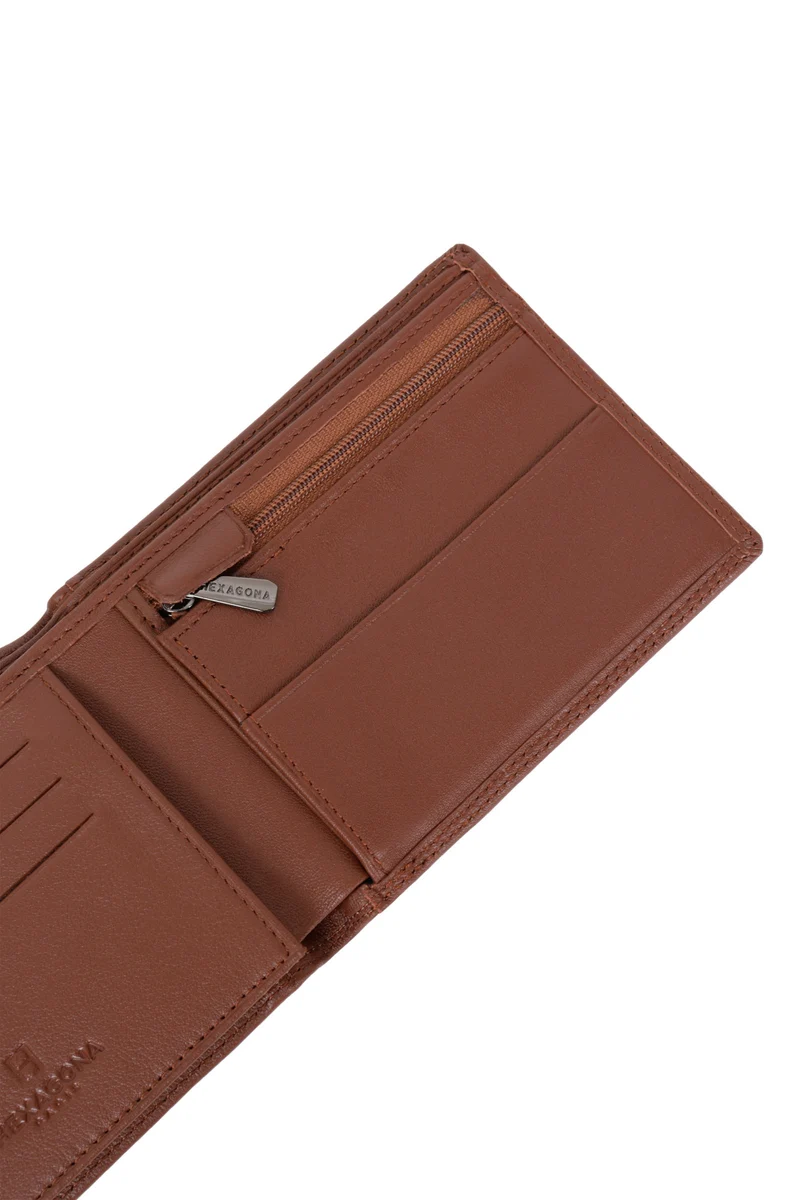 Portefeuille italien - 2 volets - Stop RFID - Cuir