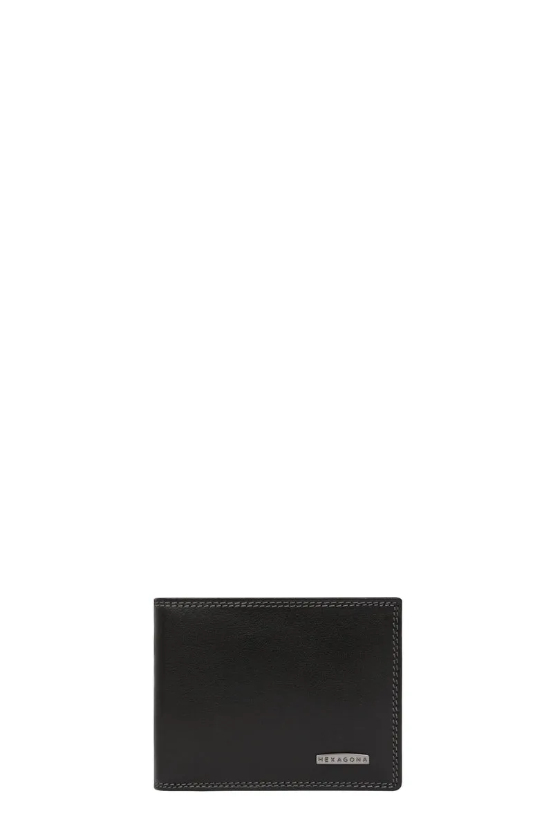 Portefeuille italien - 2 volets - Stop RFID - Cuir