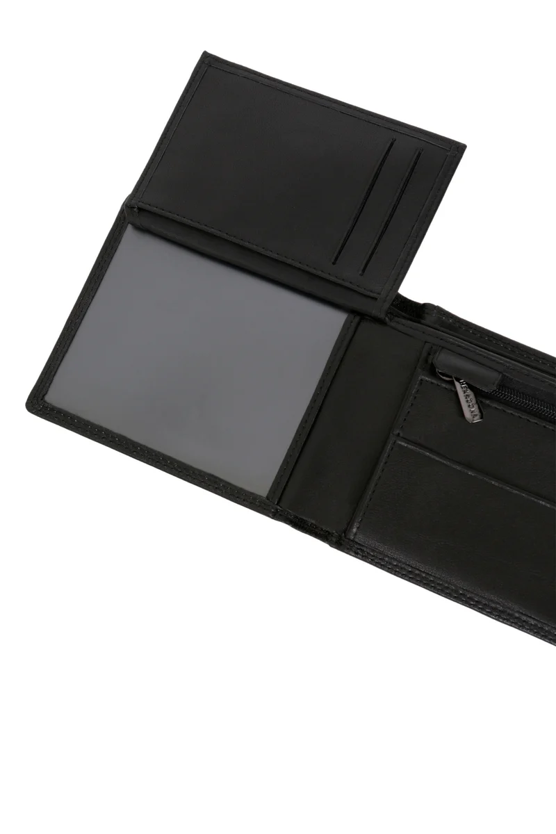 Portefeuille italien - 2 volets - Stop RFID - Cuir