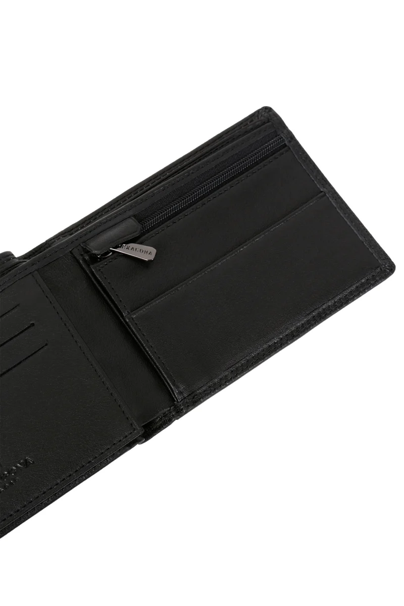 Portefeuille italien - 2 volets - Stop RFID - Cuir