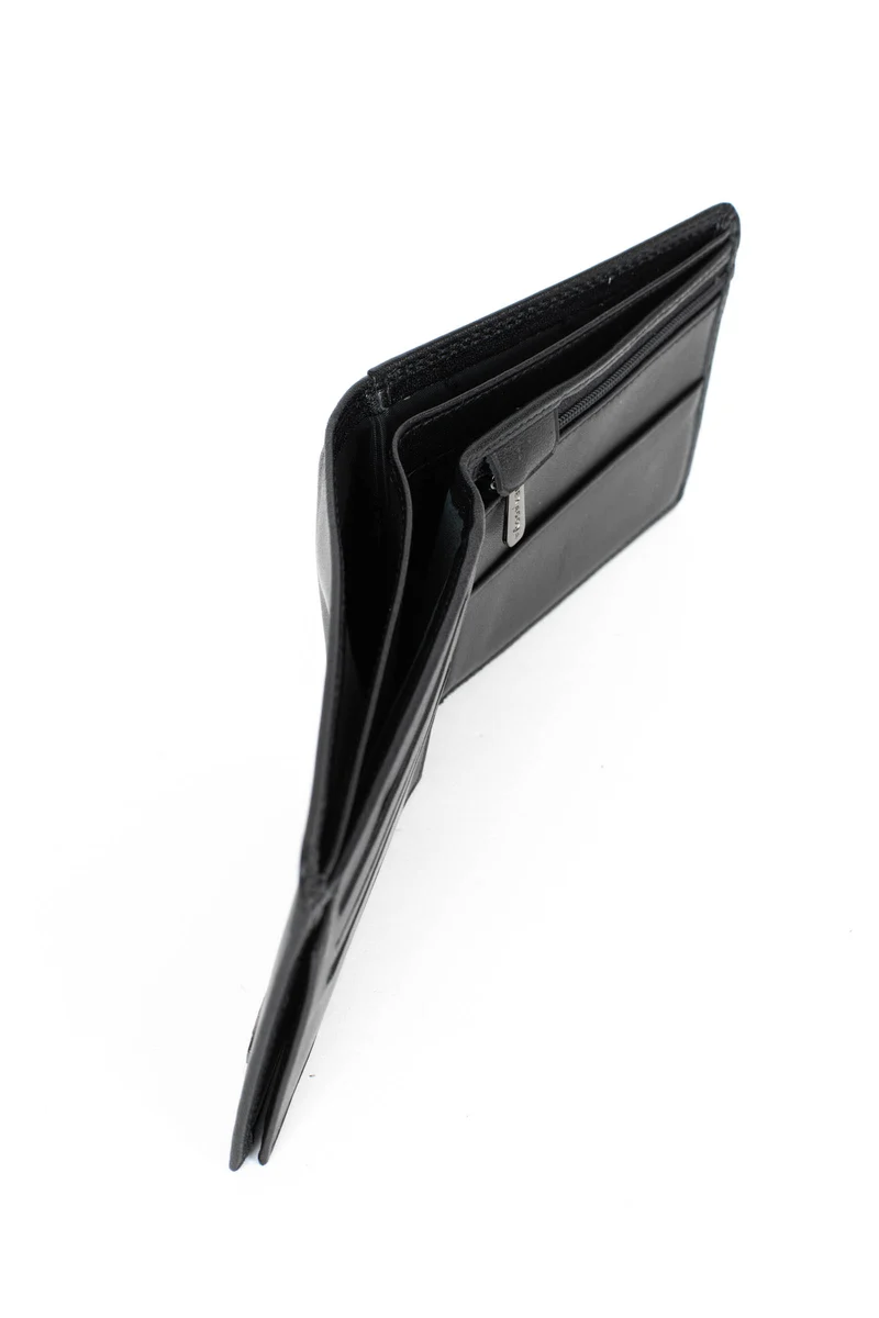 Portefeuille italien - 2 volets - Stop RFID - Cuir