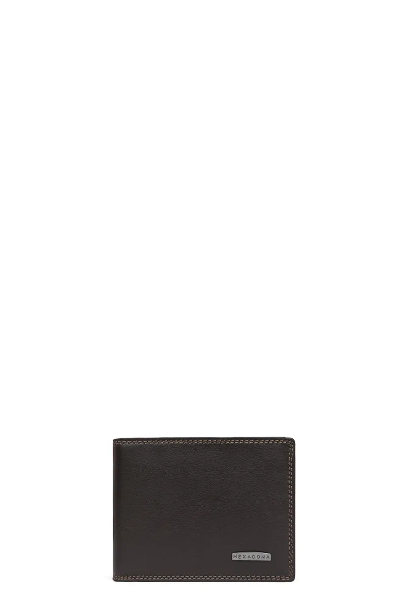 Portefeuille italien - 2 volets - Stop RFID - Cuir