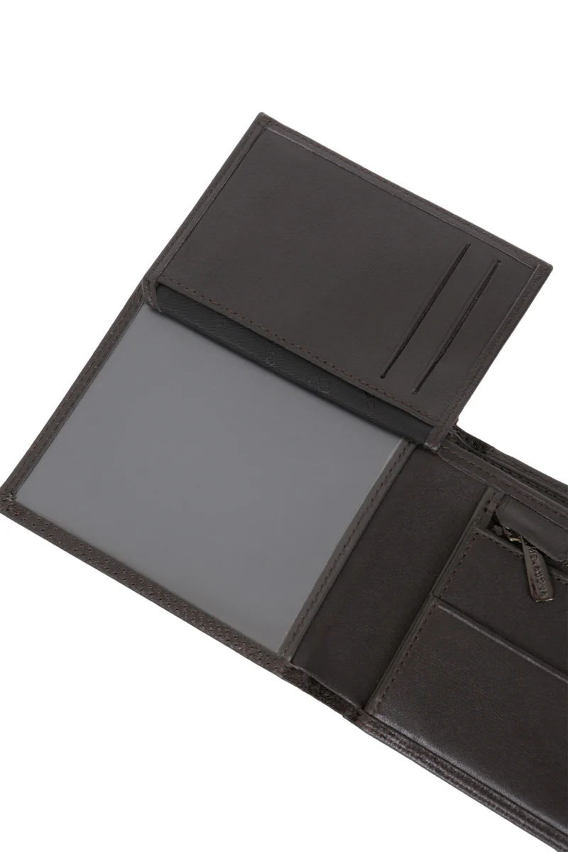 Portefeuille italien - 2 volets - Stop RFID - Cuir