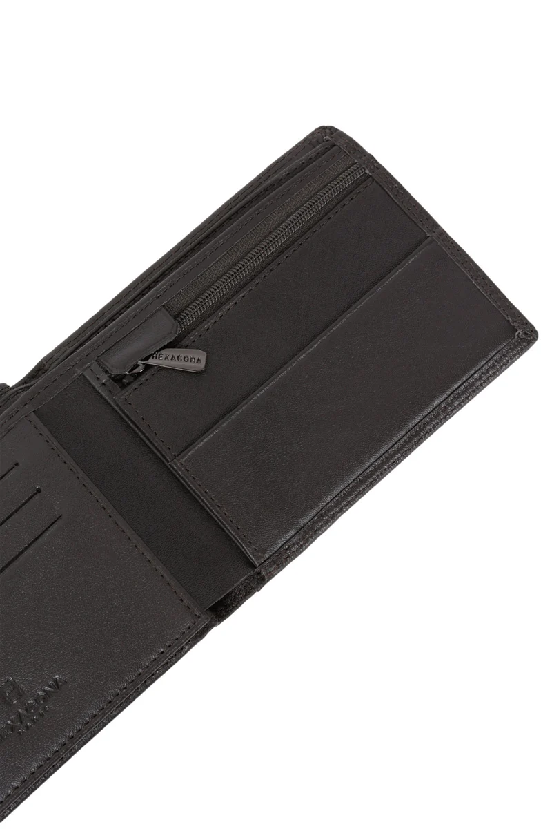 Portefeuille italien - 2 volets - Stop RFID - Cuir