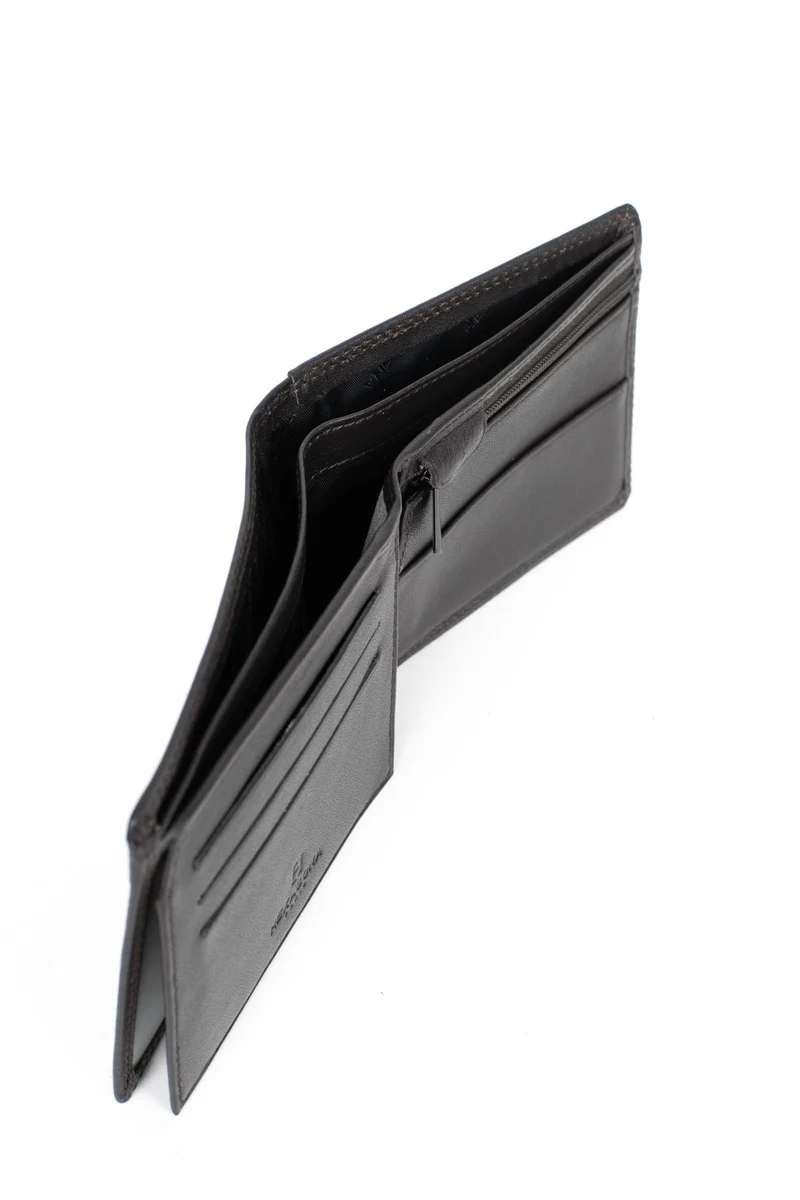 Portefeuille italien - 2 volets - Stop RFID - Cuir