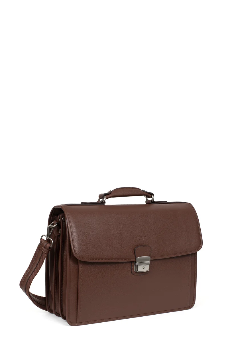 Cartable - A4 - Cuir