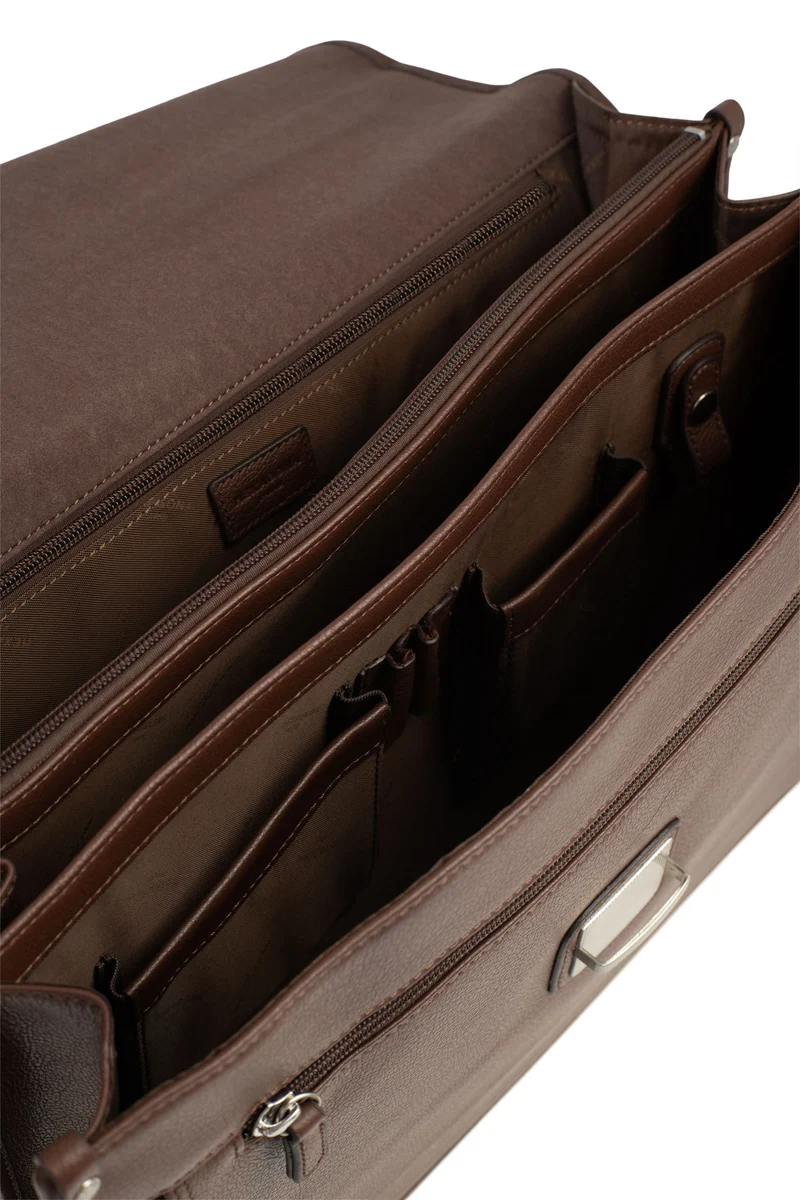 Cartable - A4 - Cuir
