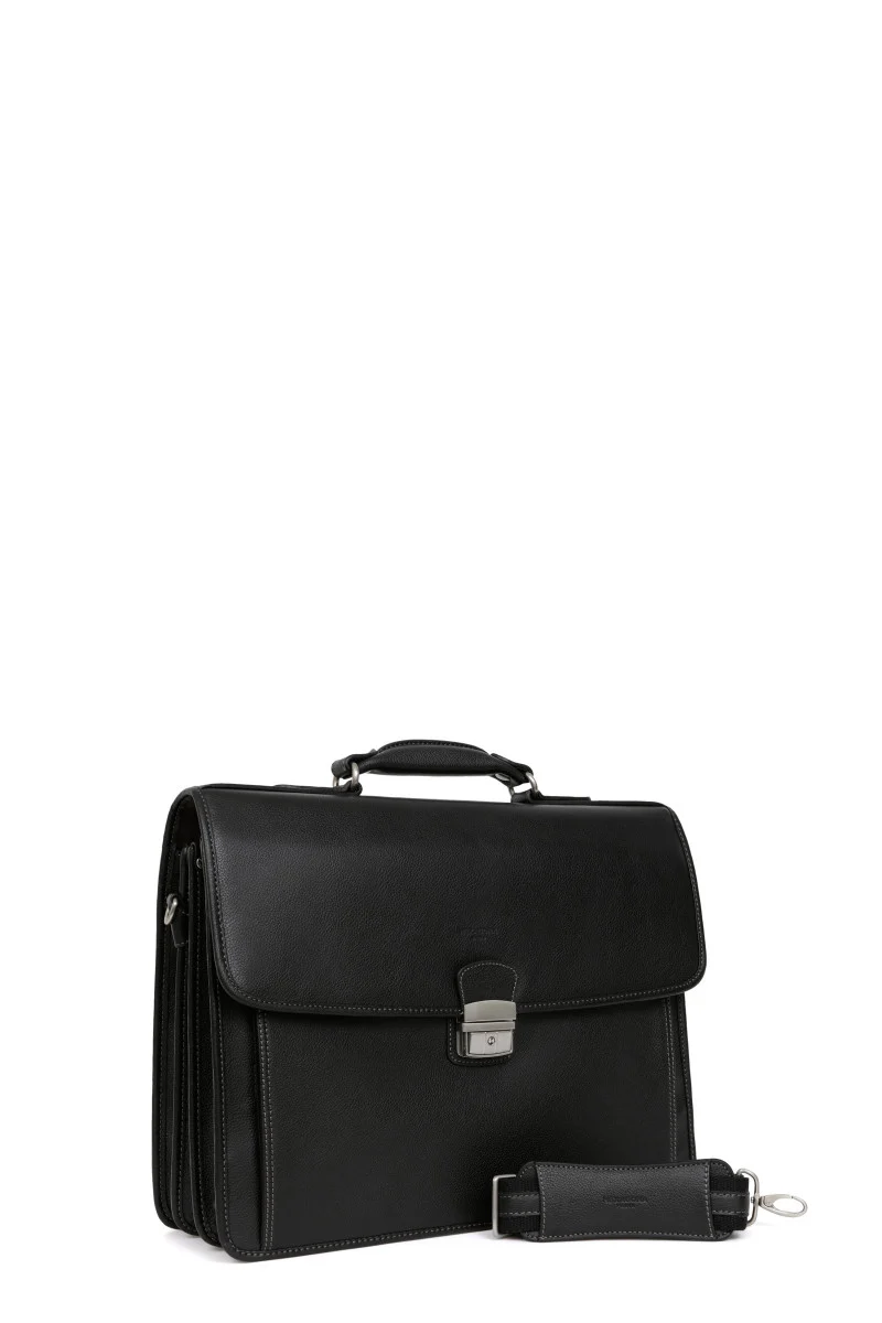 Cartable - A4 - Cuir