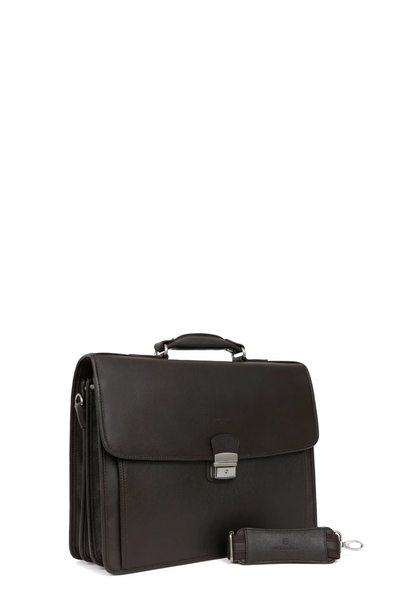 Cartable - A4 - Cuir