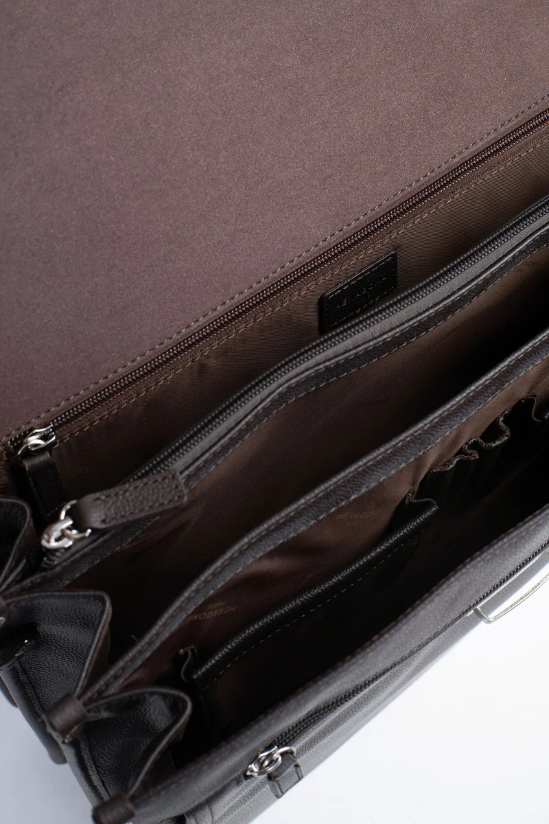 Cartable - A4 - Cuir