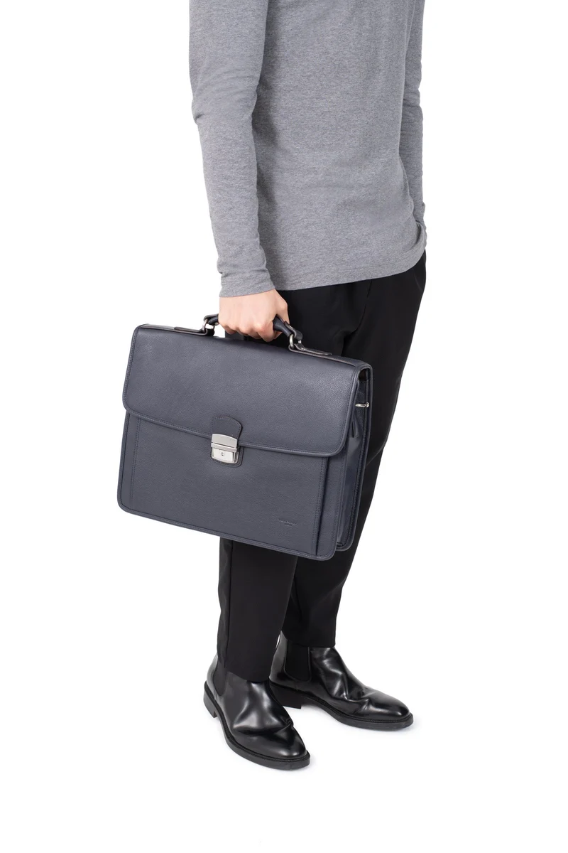 Cartable - A4 - Cuir