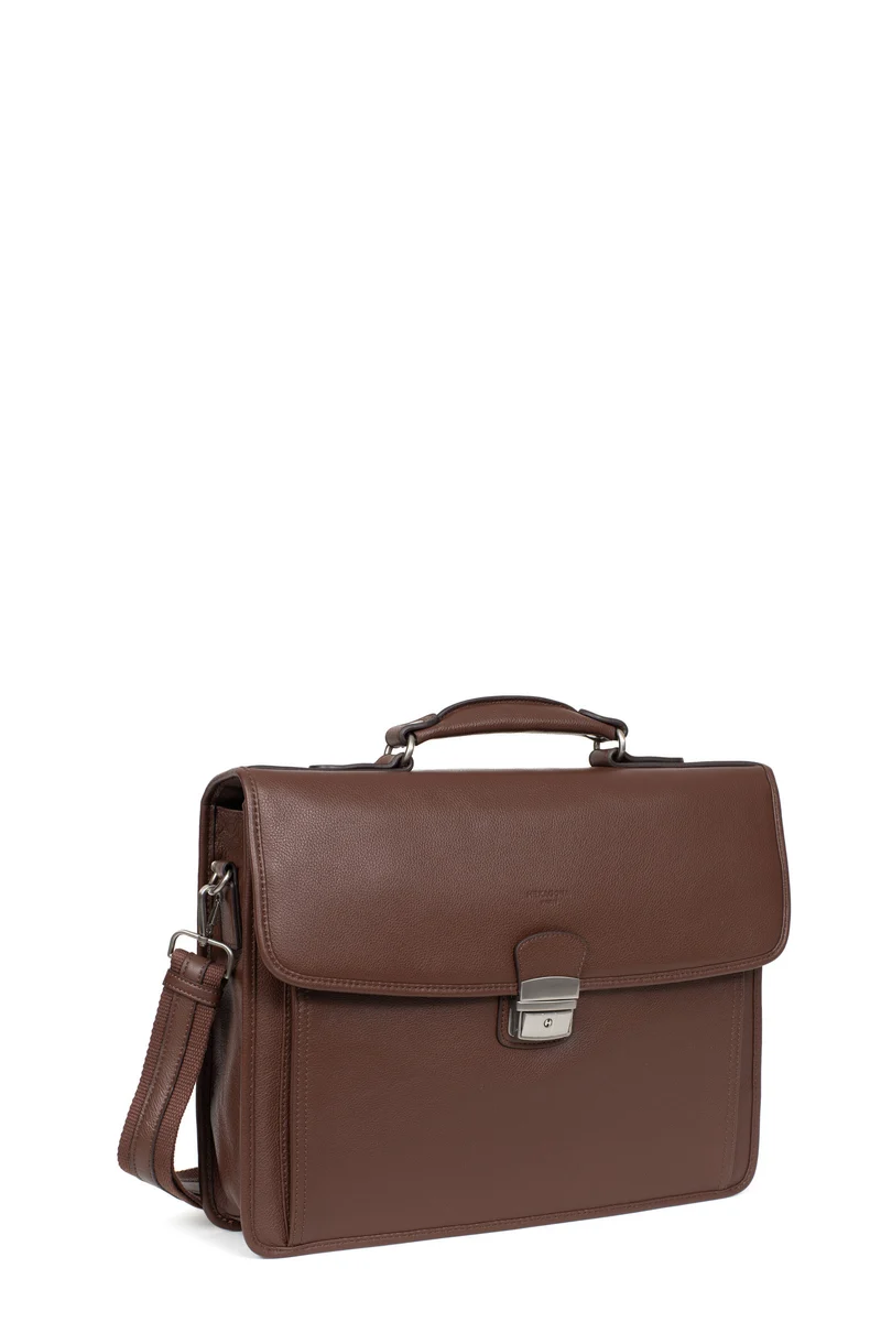 Cartable - A4 - Cuir