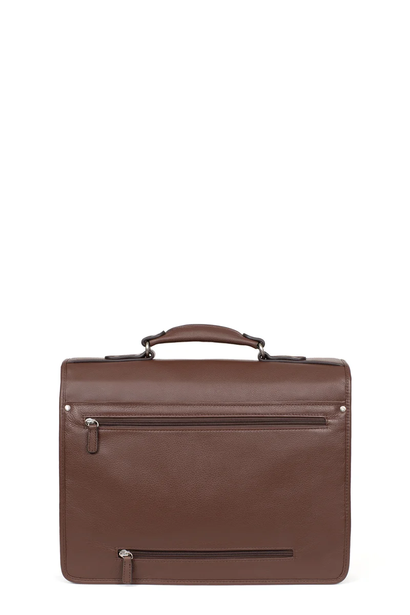 Cartable - A4 - Cuir