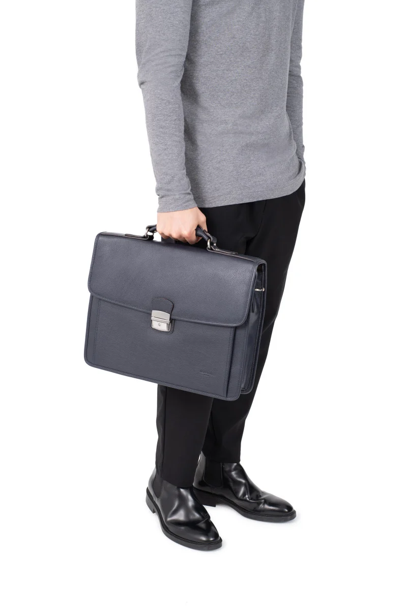 Cartable - A4 - Cuir