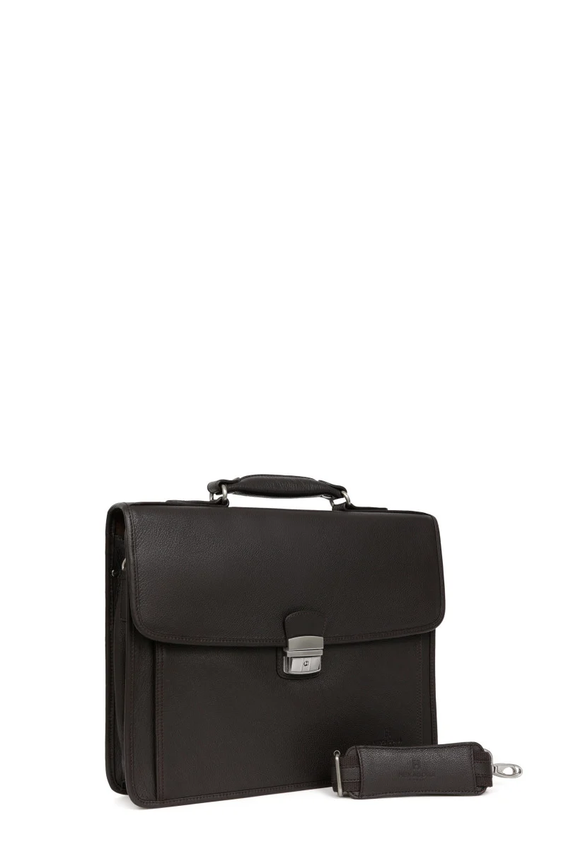 Cartable - A4 - Cuir