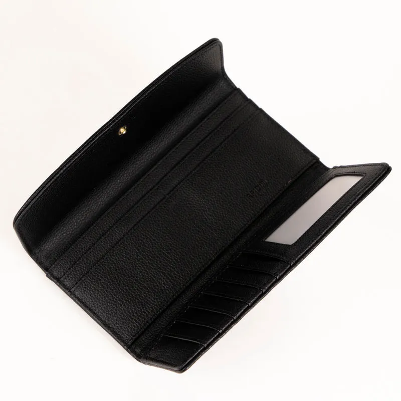 Riona Katy Pebbled 2.0 RFID Large Flap Wallet