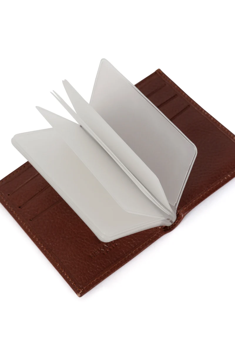 Porte-cartes - 1 volet - Cuir