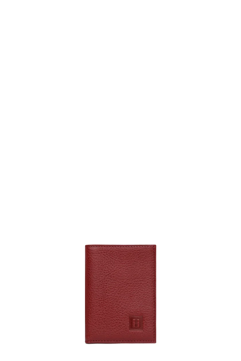 Porte-cartes - 1 volet - Cuir