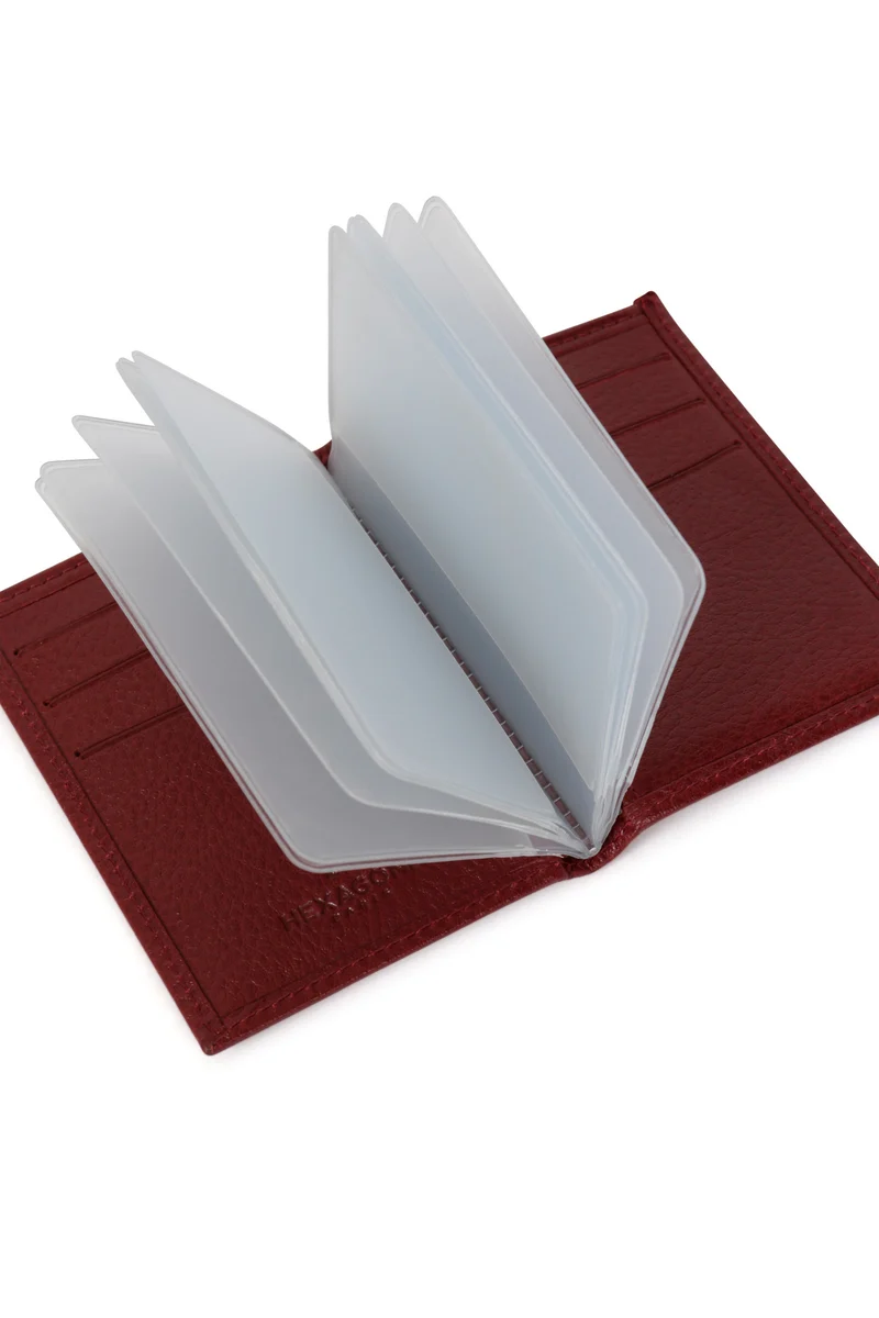 Porte-cartes - 1 volet - Cuir