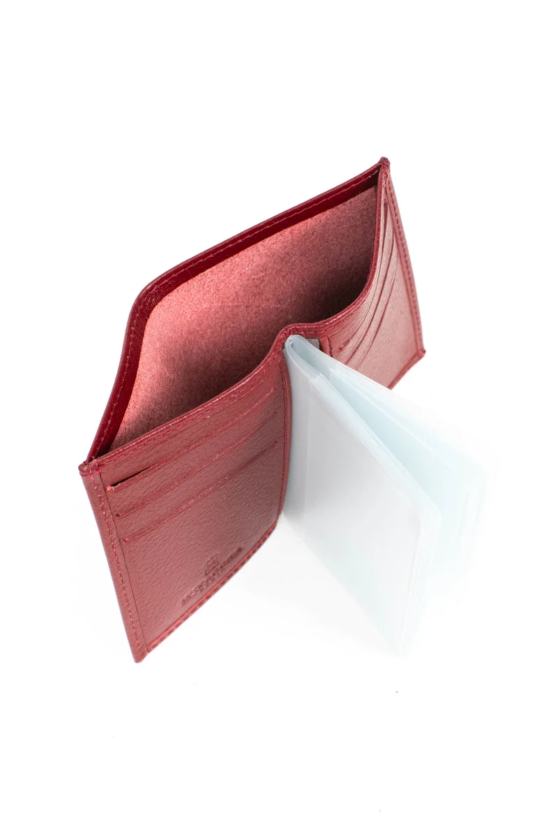 Porte-cartes - 1 volet - Cuir