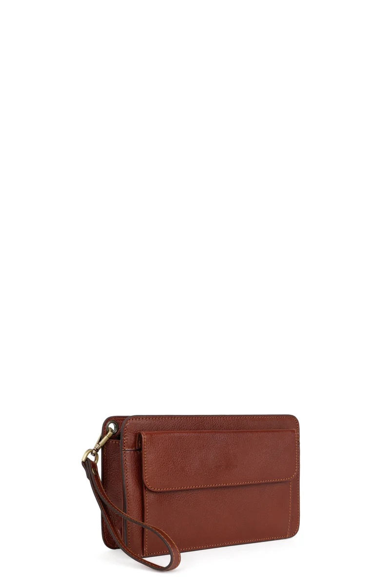 Pochette dragonne - Cuir