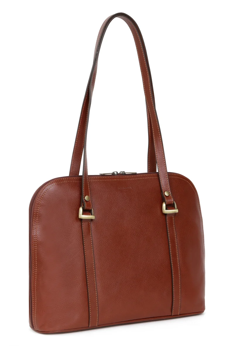 Sac porté épaule 2 anses - A4 - Cuir