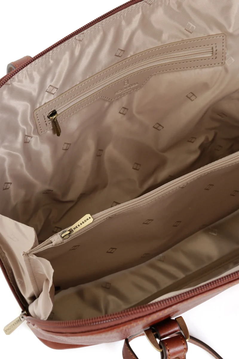 Sac porté épaule 2 anses - A4 - Cuir
