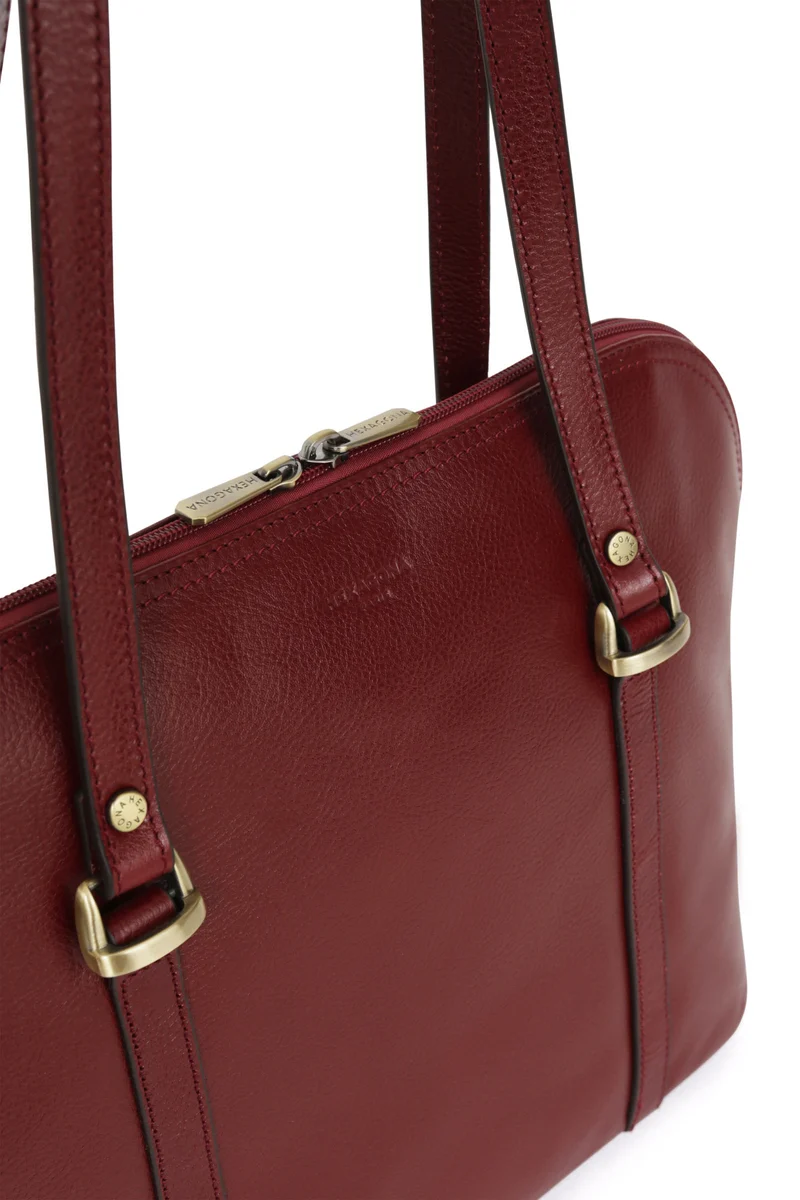 Sac porté épaule 2 anses - A4 - Cuir