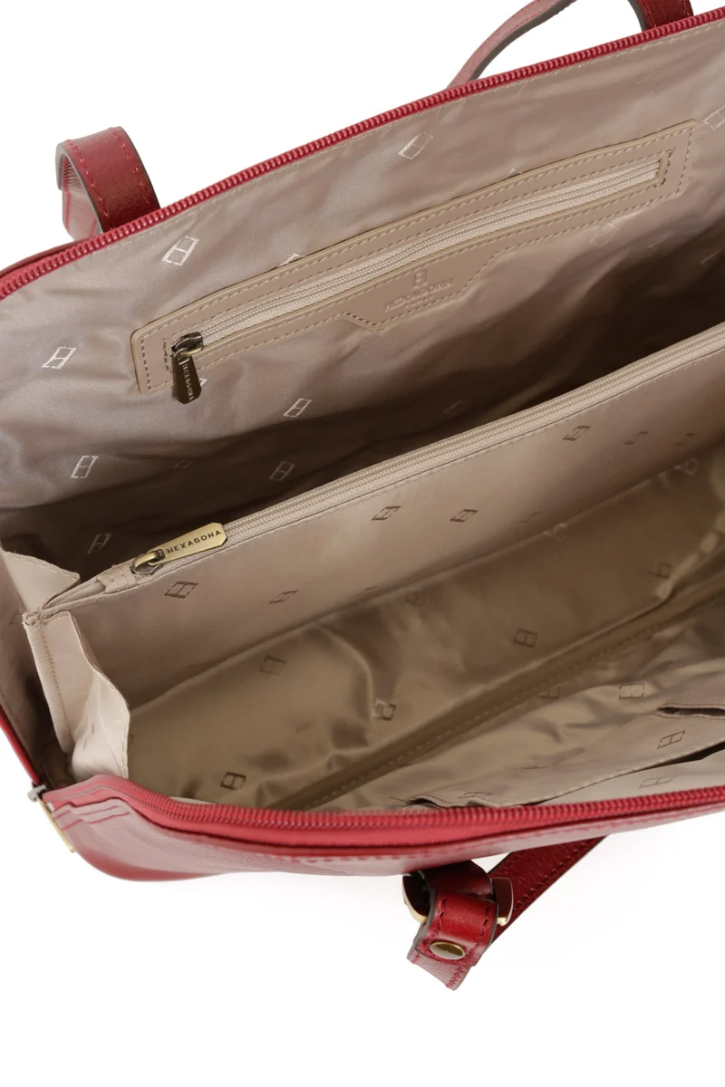 Sac porté épaule 2 anses - A4 - Cuir