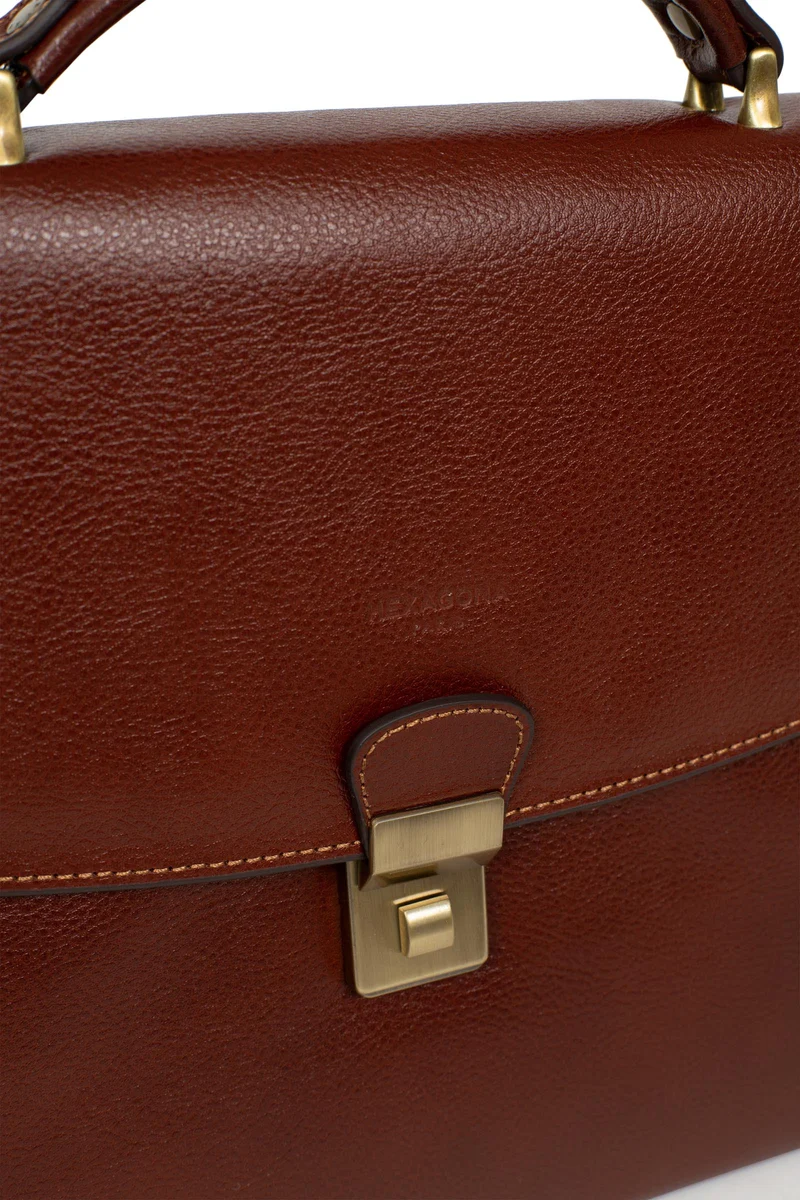 Cartable - A4 - Cuir