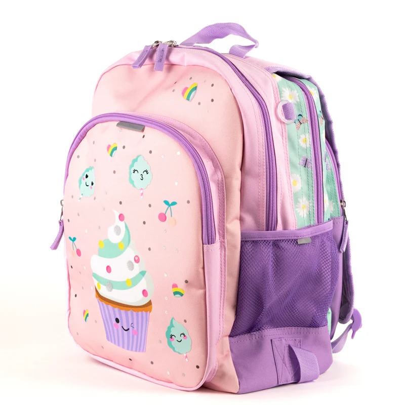 Tracker Daisies & Cotton Candy reversible Backpack