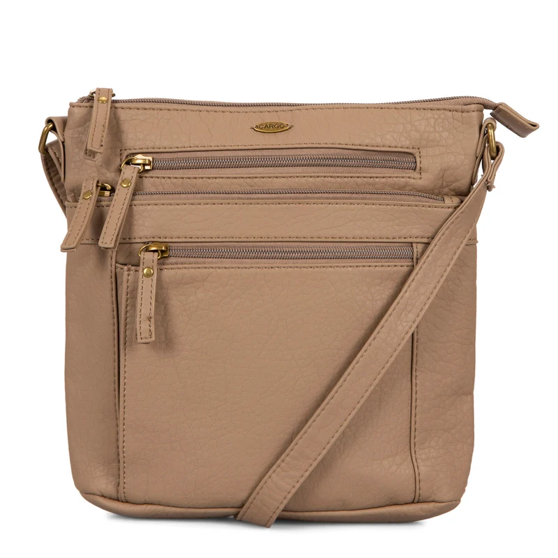 Pebbled N/S Crossbody Bag