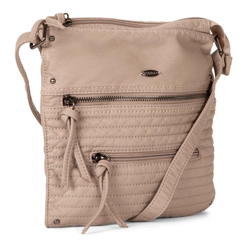 Quilted Multi Zip Crossbody