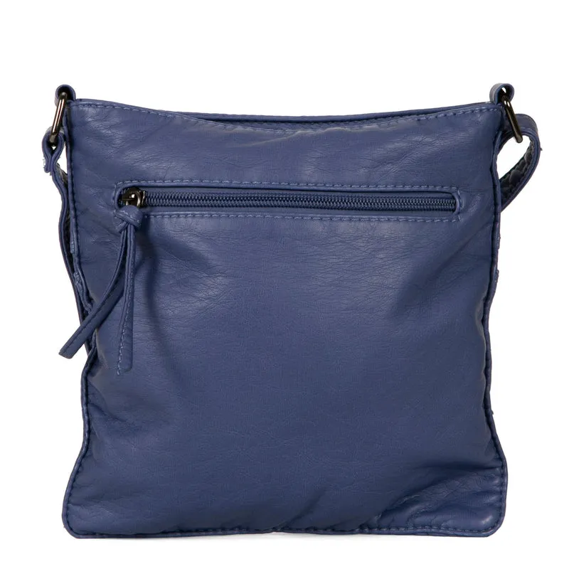 Quilted Multi Zip Crossbody