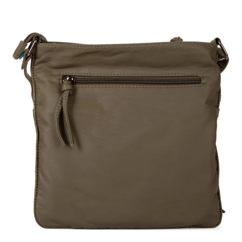 Quilted Multi Zip Crossbody