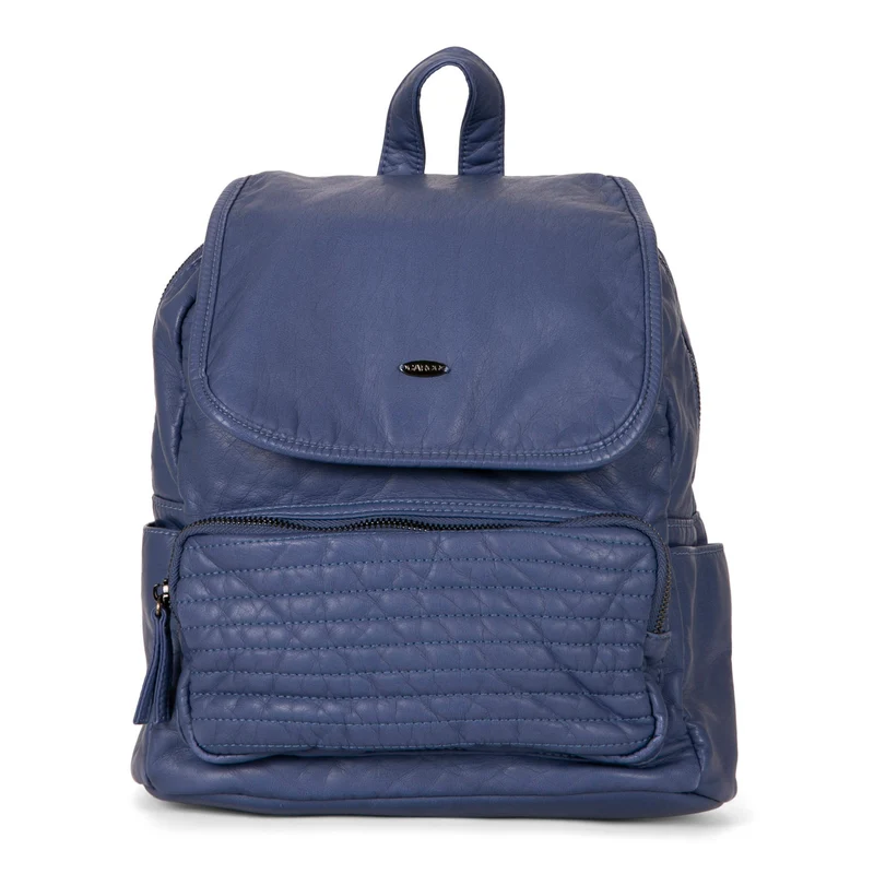 Quilted Front Flap Backpack