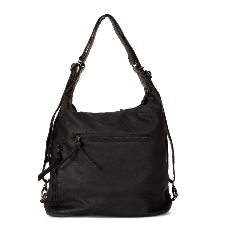 Quilted Convertible Hobo Bag