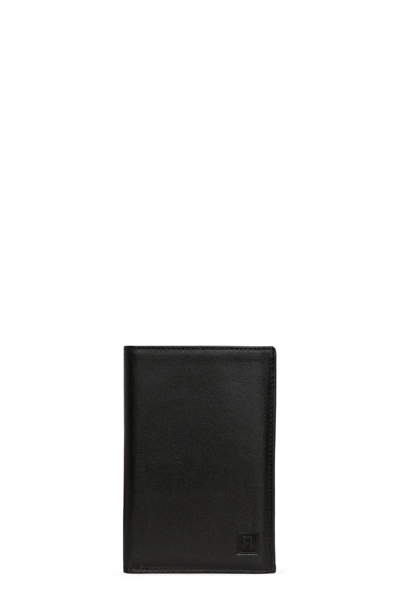 Portefeuille européen - 3 volets - Cuir