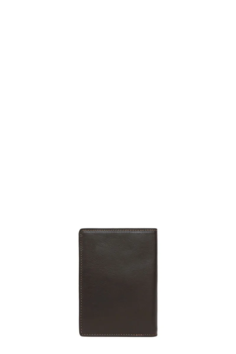Portefeuille européen - 1 volet - Cuir