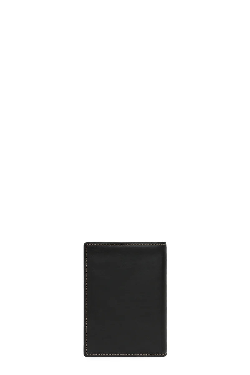 Portefeuille européen - 1 volet - Cuir