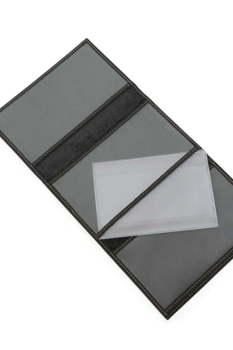 Porte-papiers - 2 volets - Cuir