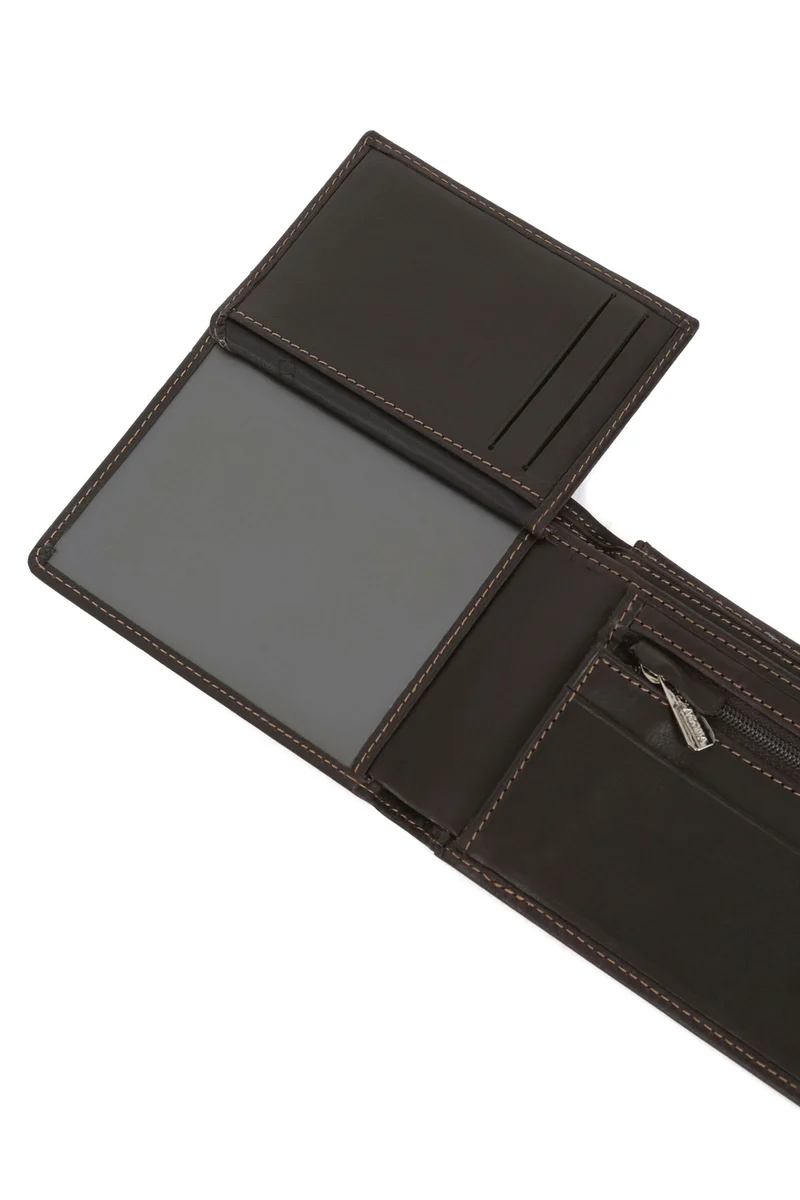 Portefeuille italien - 2 volets - Cuir