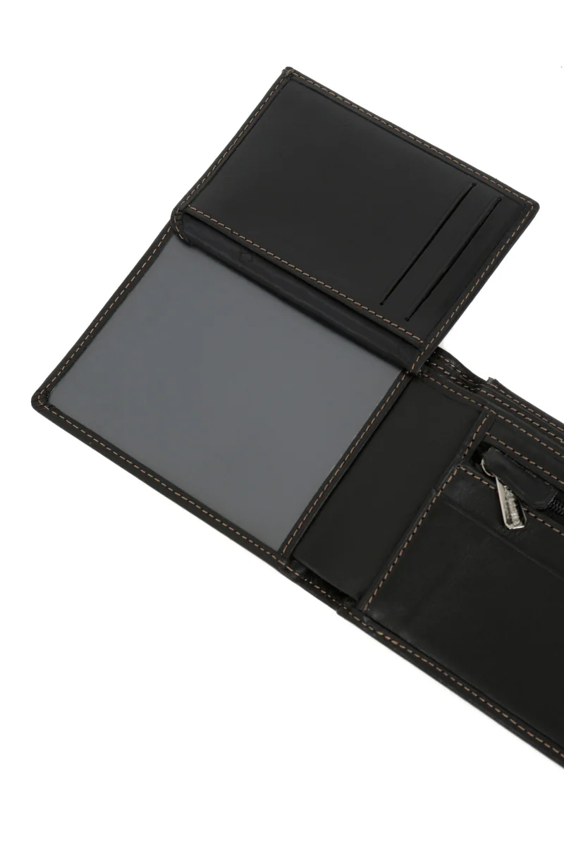 Portefeuille italien - 2 volets - Cuir