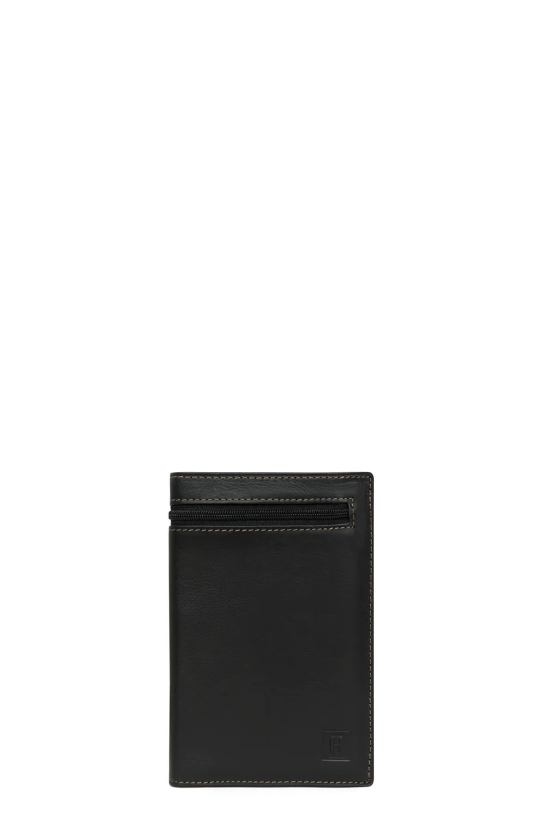 Portefeuille européen - 2 volets - Cuir