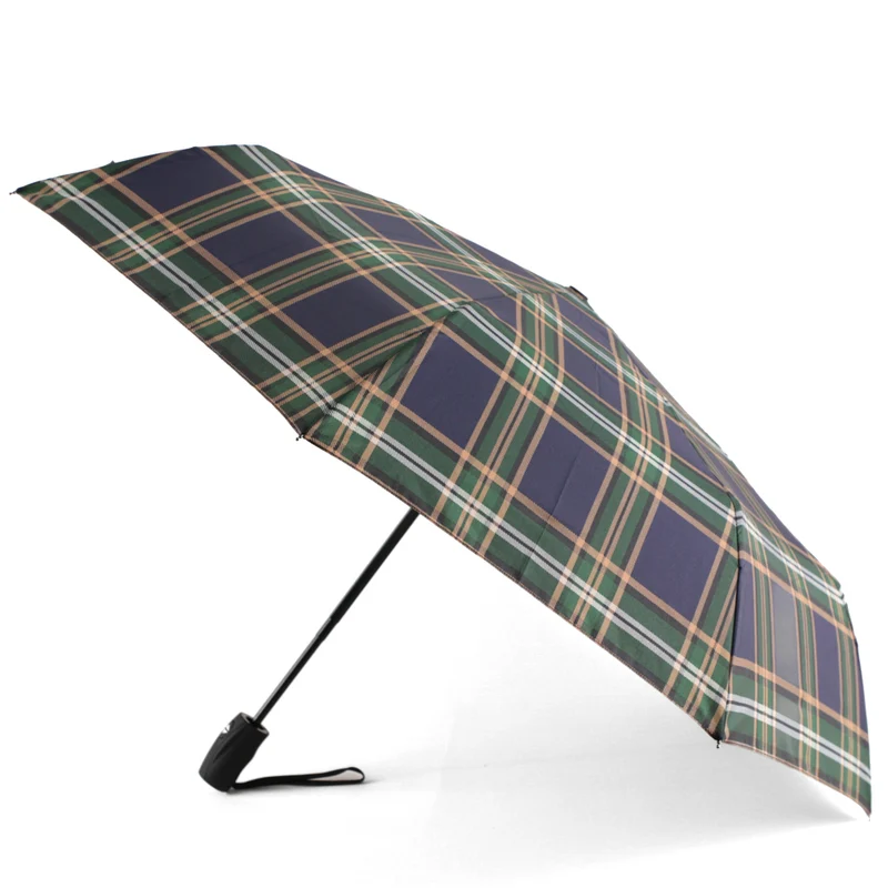 Tracker Plaid print short Umbrella
