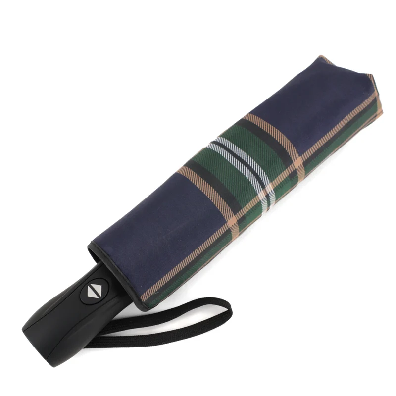 Tracker Plaid print short Umbrella