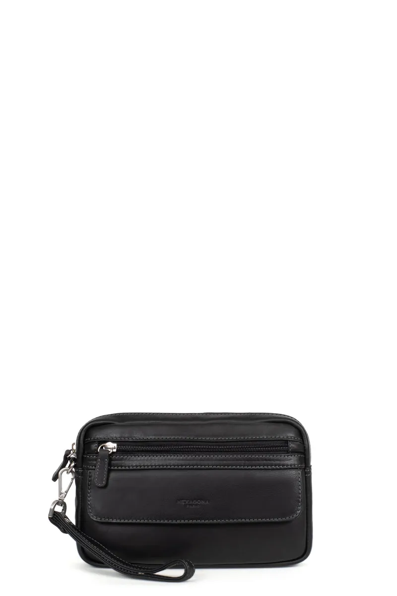 Pochette dragonne - Cuir